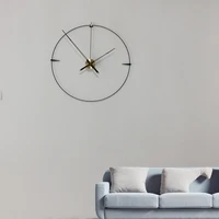 gold nordic large watch wall metal silent watch luxury gold kitchen watchs wall room wall clock design duvar saati home decor