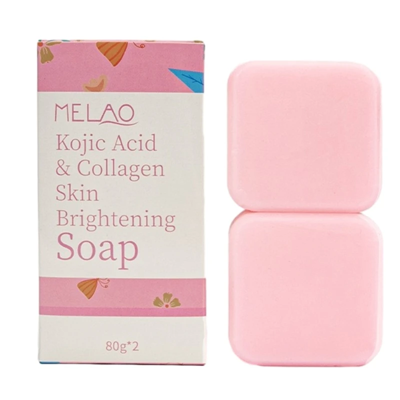 

Kojie Acid Soap for Men Women Glowing Hydrated Blackheads Removal Makeup Soap
