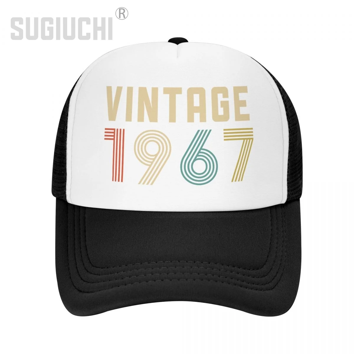

Mesh Cap Hat VINTAGE 1967 Trucker Birthday Gift for Men Women born All the people Retro Baseball Caps Cool