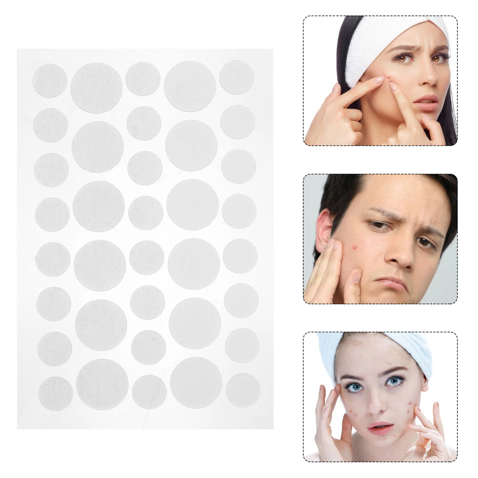 

Pimple Patch Sticker Treatment Invisible Coverskin Hydrocolloid Facial Spot Stickers Blemish Pastes Care Pad Face Bandages