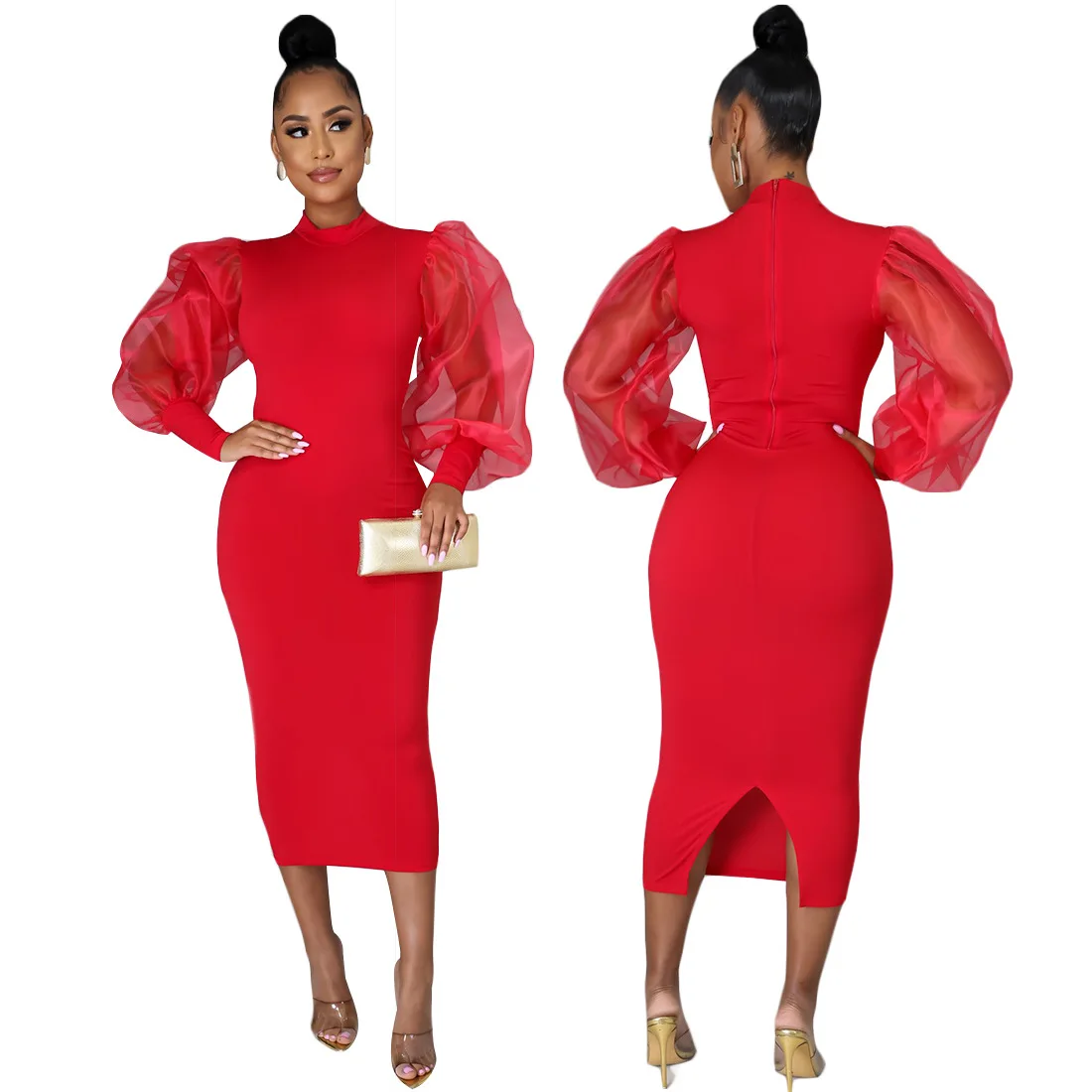 

Новинка весна-лето Женская Офисная облегающая длинная юбка для вечеринки сетчатая Прозрачная Черная Женская облегающая длинная юбка на бе...