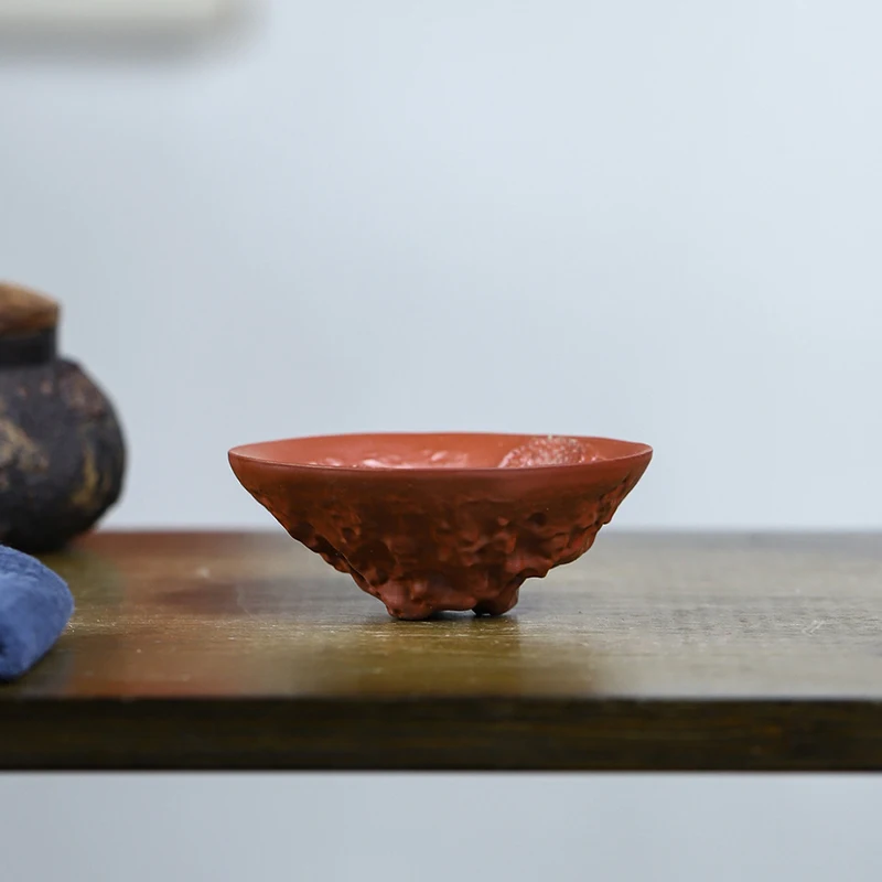 Пурпурные чайные чашки из глины OIMG