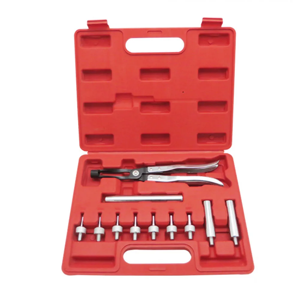 

11 Pcs Pliers Set Valve Oil Seal Plier Cylinder Head Spring Compressor Installer Remover Plier Machinery Accessories Hand Tools