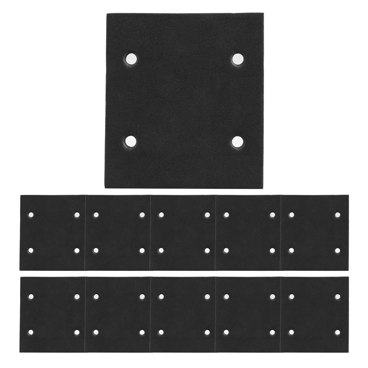 10 шт. самоклеящаяся пенопластовая часть шлифовальной машины задняя накладка