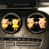 car perfume creative cute pig flavor decorative air conditioning outlet fragrance lovely auto interior accessories