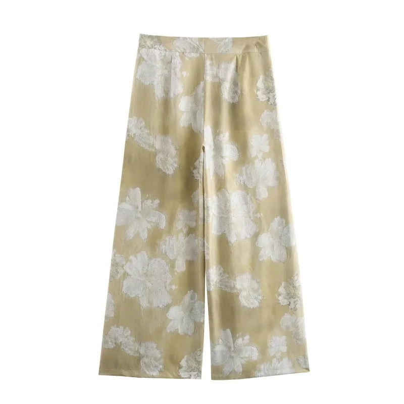 Комплект брюк TRAF ZR женский из двух предметов элегантный повседневный комплект с