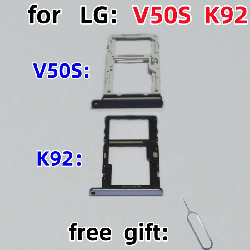 Слот для SIM-карты SD-карты кронштейн выдвижного ящика LG V50s ThinQ K92