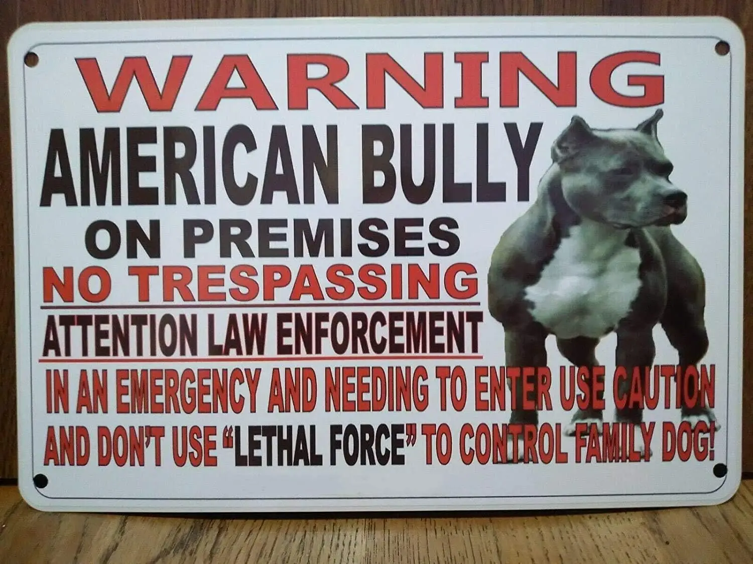 Vntge Tn Sgn Wrnng mercn Bully Dog для забора Bewre Of Плакат Ретро Plque Wll Decor Gft For Grden Men Cve Grge Cls