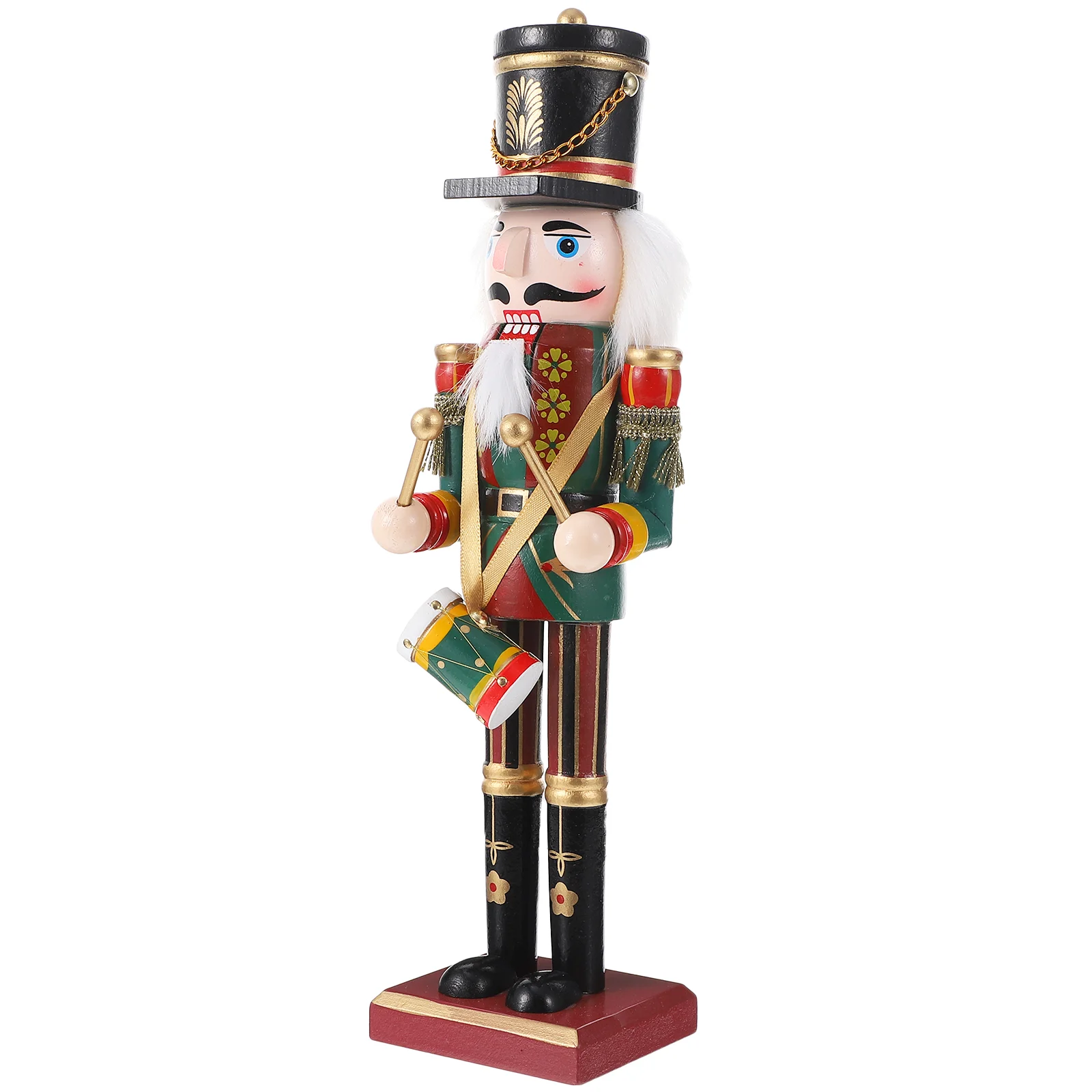 

Nutcracker Christmas Wooden Soldier Figuresdecorations Nutcrackers Ornaments Decor Ornament Figurine Wood Hanging Puppet Walnut