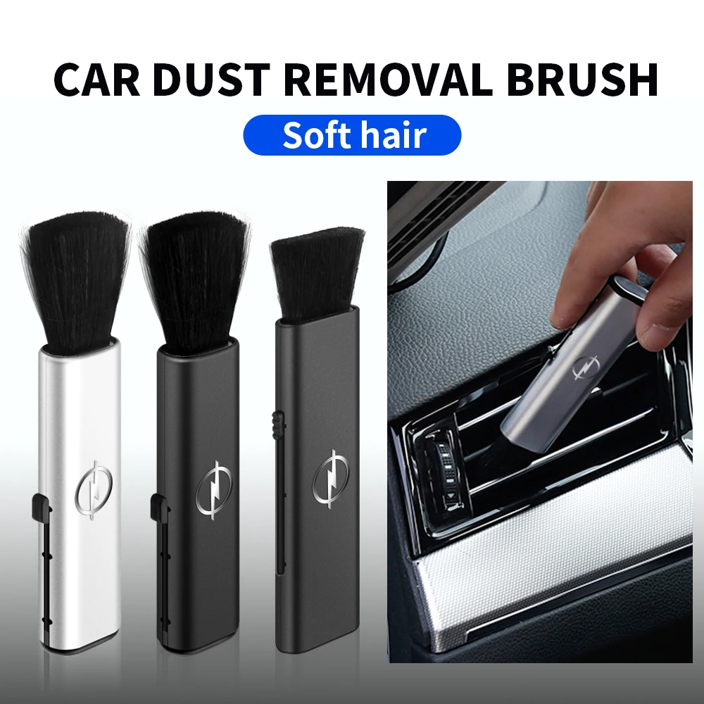 

1pcs Car Styling Retractable Air Vent Detailing Cleaning Brush Cleaner Dust Remover For Corsa D Opel Astra G OPC