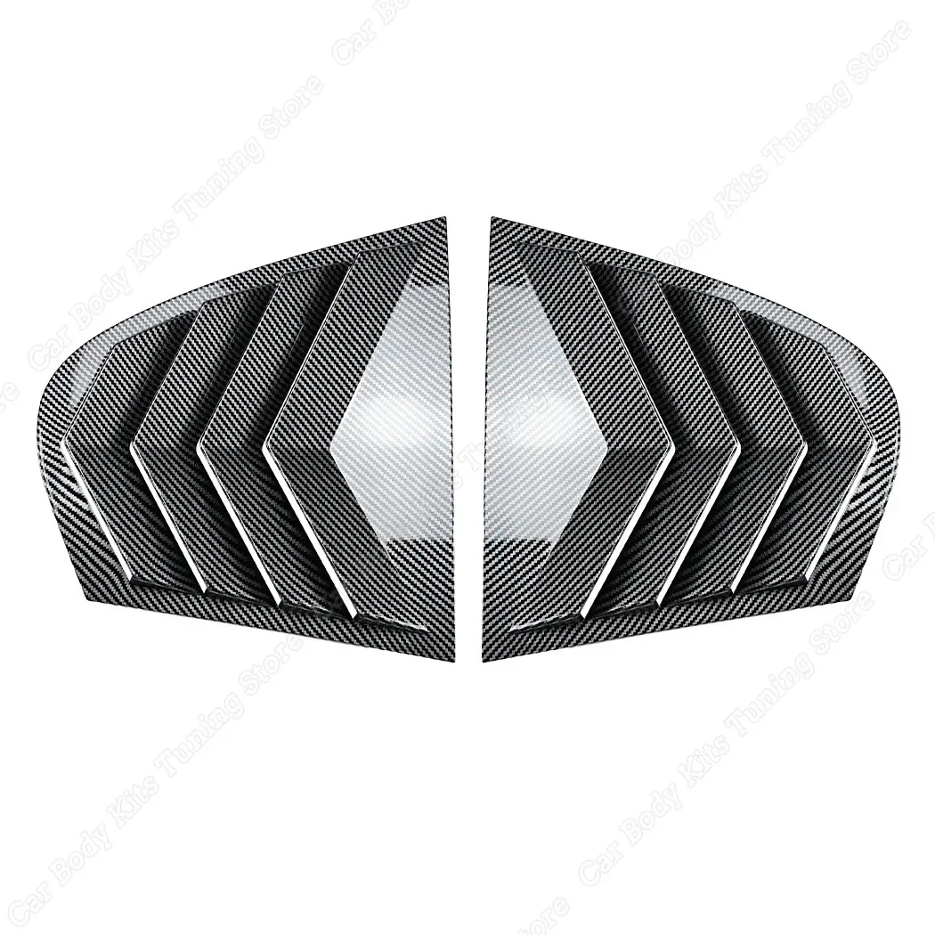 Жалюзи пластиковые черные и Углеродные для BMW 5 серии E60 2004-2010 1 пара
