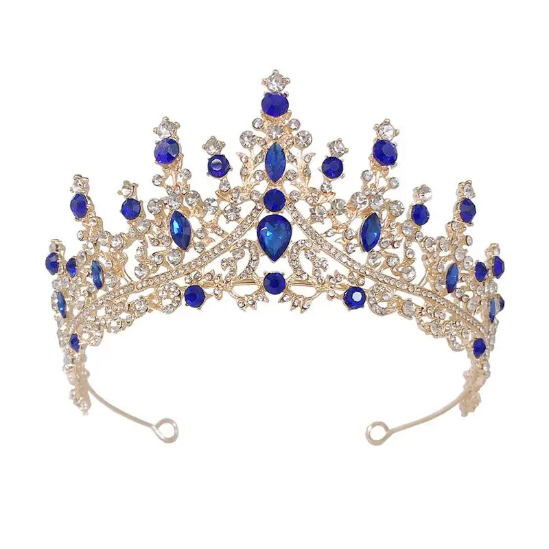 

Rhinestone Wedding Crown Elegant Bridal Crown Headdress Wedding Hair Accessory