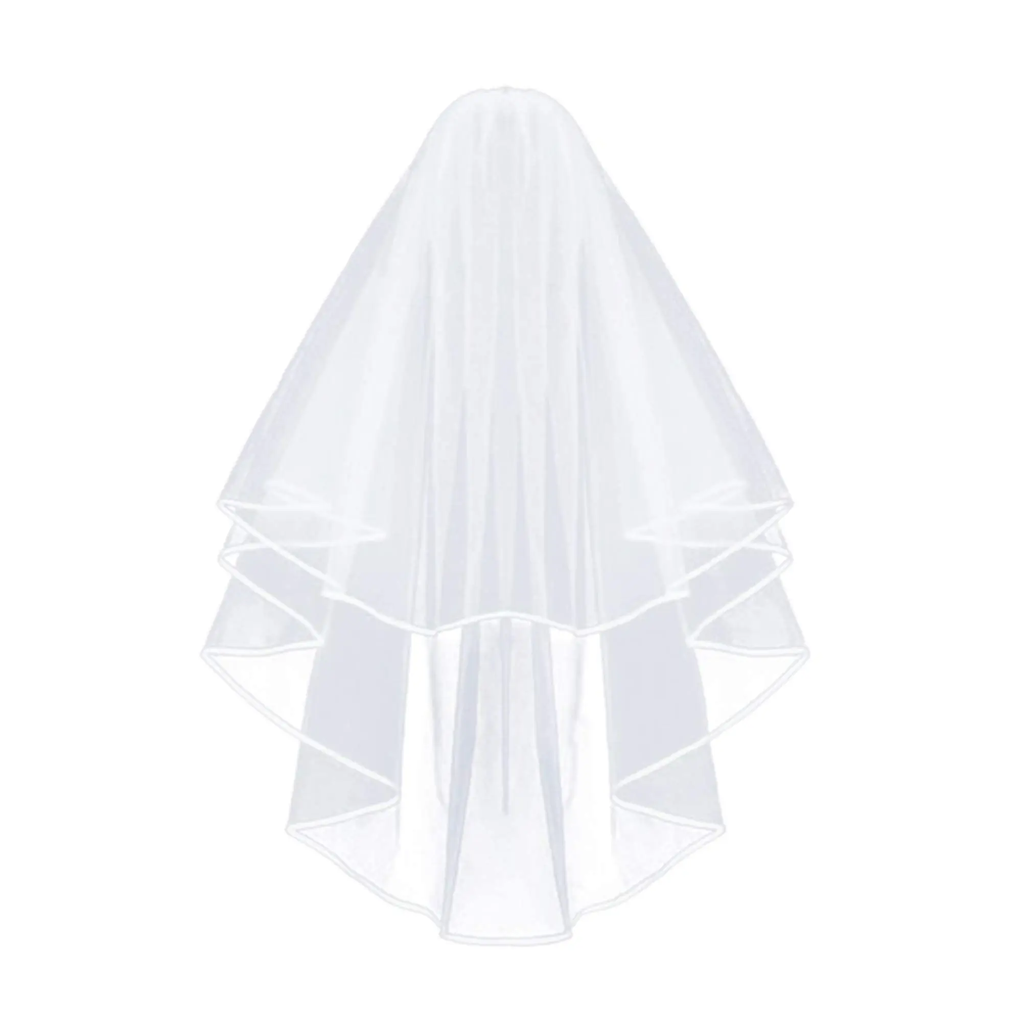 

Bridal Veil Women'S Simple Short Wedding Veils Tulle With Comb Shower Bachelorette Hen Party Dress Up Prom 2024