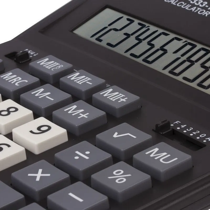 Calculator desktop staff plus stf-333 (200x154mm) 12 bit dual power 250415 | Канцтовары для офиса и дома