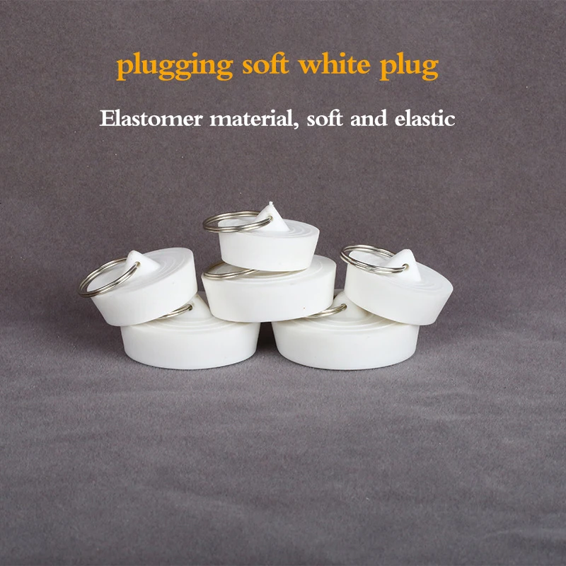 

1Pcs Silicone Sealing Plug Bath Stopper Sewer Pipe With Handle Floor Drain Deodorant Cover Ring Kitchen Bathroom Drain Accessory