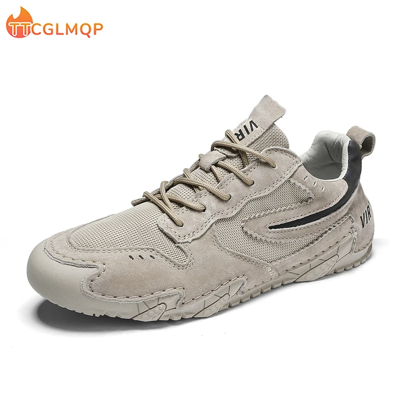 

New Men Casual Shoes Leather Outdoor Men Shoes Moccasins Loafers Non Slip Sneakers Fashion Sports Shoes Men's Shoes Big Size 47