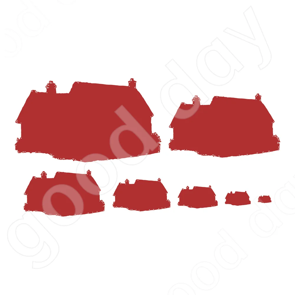 

Arrival 2022 New hot sale thatched hut Metal Cutting Dies Scrapbook Diary Decoration Embossing Template DIY Card Handmade