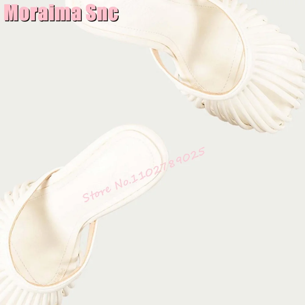 Шлепанцы женские с круглым носком лакированная кожа без застежки высокий