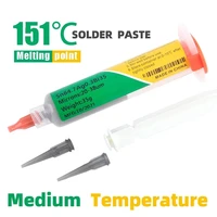 medium temperature silver solder paste sn64 7ag0 3bi35 mobile phone repair melting component weldingpoint 151%e2%84%83
