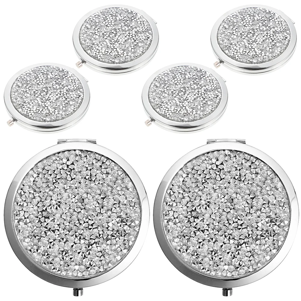 

6 Pcs Wallet Pocket Mirror Mini Purse Vintage Bride Compact Aesthetic Bridesmaid