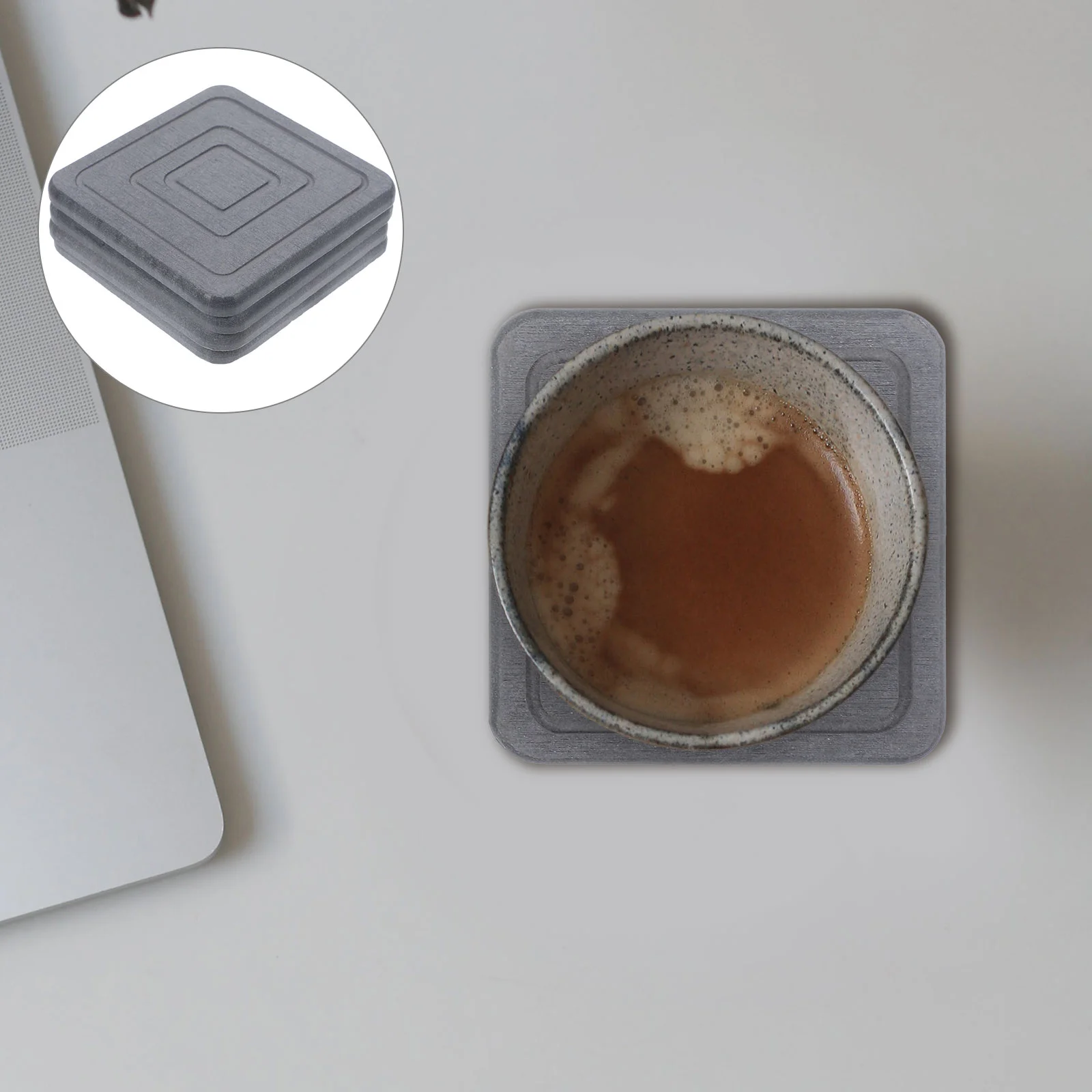 4 шт. коврик для цветочного горшка из диатомовой грязи водопоглощающие коврики