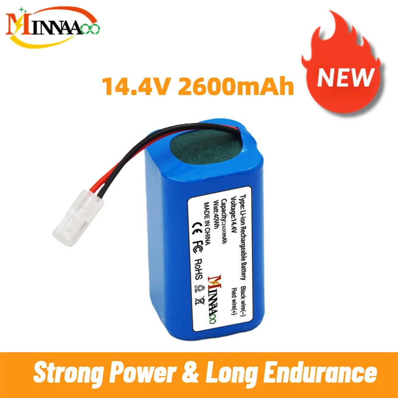 

Original 14.4V 2.8Ah Li-ion Battery for Xiaomi G1 MI Robot Vacuum-Mop Essential MJSTG1 Robot Vacuum Cleaner 18650 Battery Pack