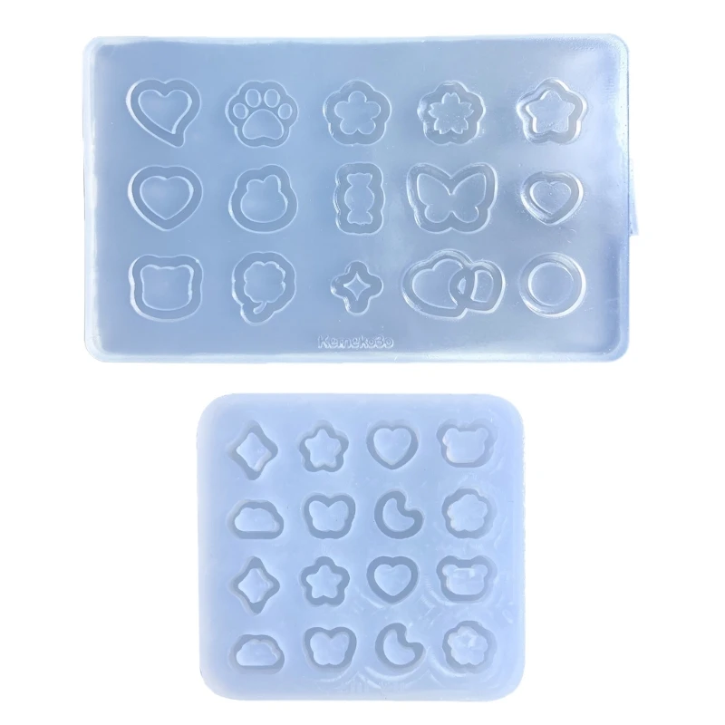 

Resin Casting Shaker Filler Mold,Epoxy Quicksand Silicone Mold,Resin Heart Mold