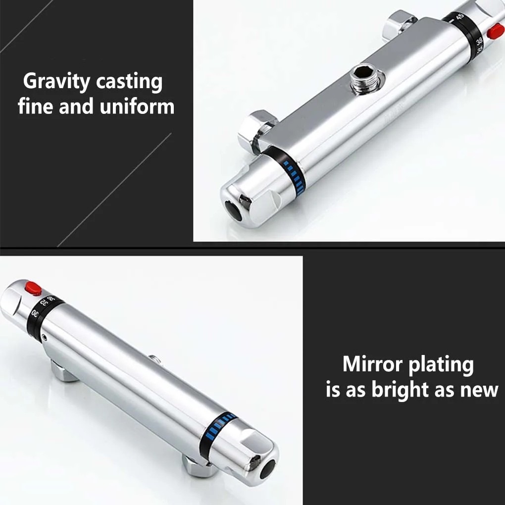 

Thermostatic Faucet Mixer Showering Temperature Valve Household Bathroom