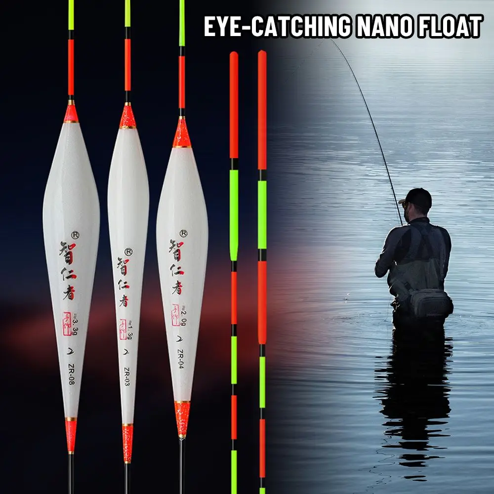 

2 шт., флуоресцентные поплавки с длинным хвостом