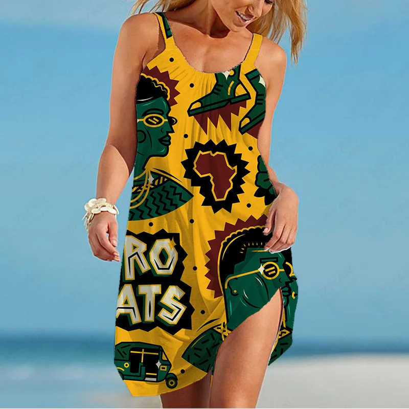 

Женское платье на бретельках, юбка на бретельках, модное летнее женское платье высшего качества, платья на бретельках