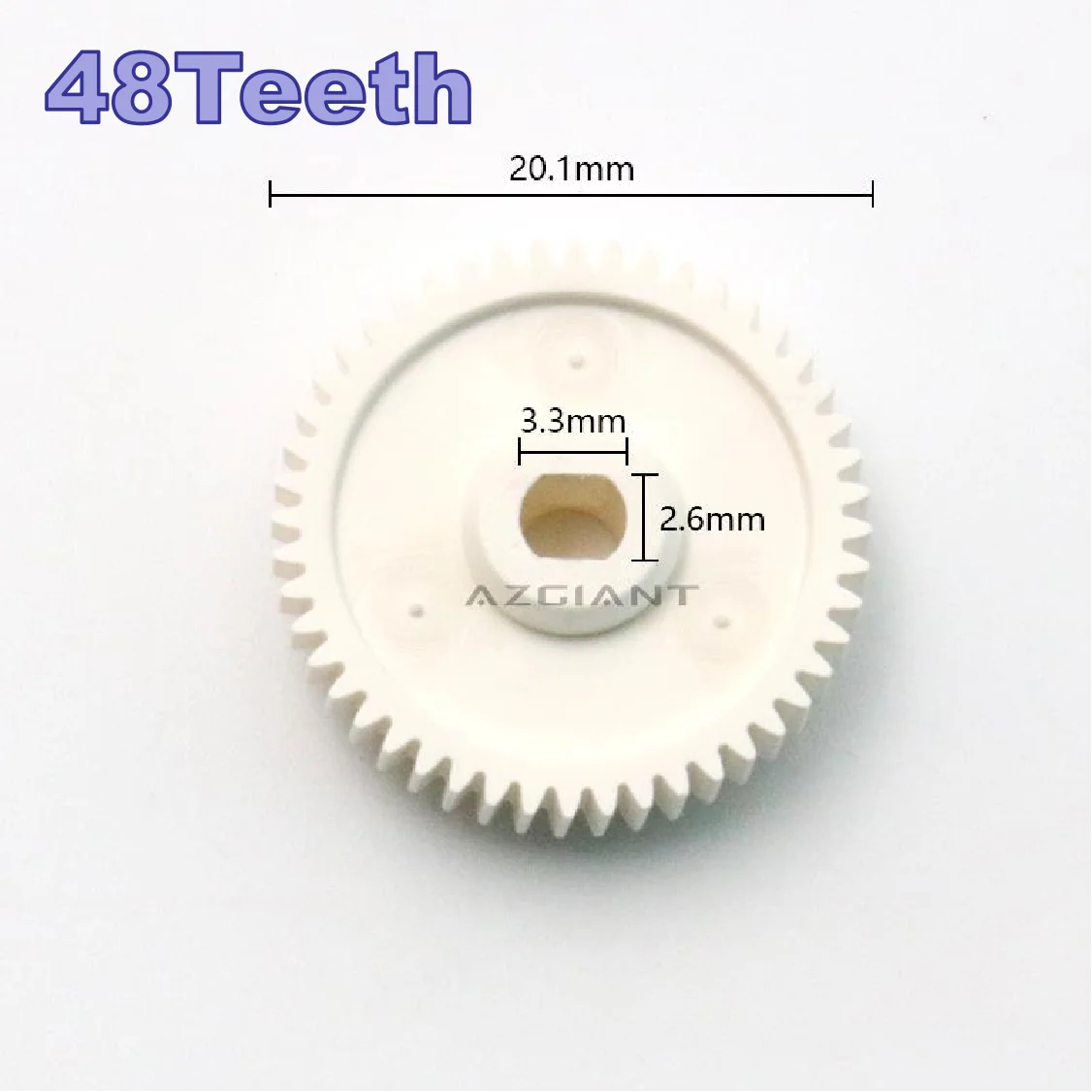 

48T for Mazda Plastic Gear Car Rearview Mirror Folding Motor Repair Kit Gear for RX-8 Demio CX-7 Mazda 3 Mirror Universal Gear