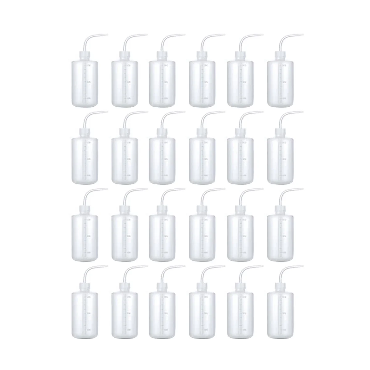 

24Pcs 500Ml Wash Bottle Plastic Squeeze Bottles for Liquids Bottle Lab Wash Bottles Economy Plastic Squeeze Bottle