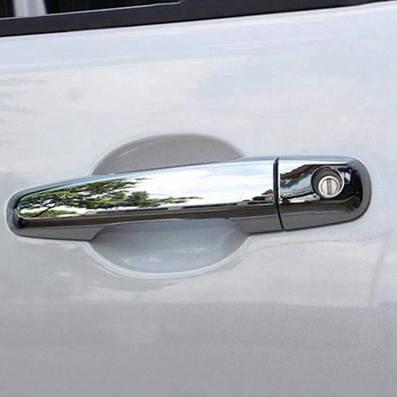Хромированная крышка дверной ручки для пикапа Mitsubishi L200 Triton 2006-2014 24 шт.
