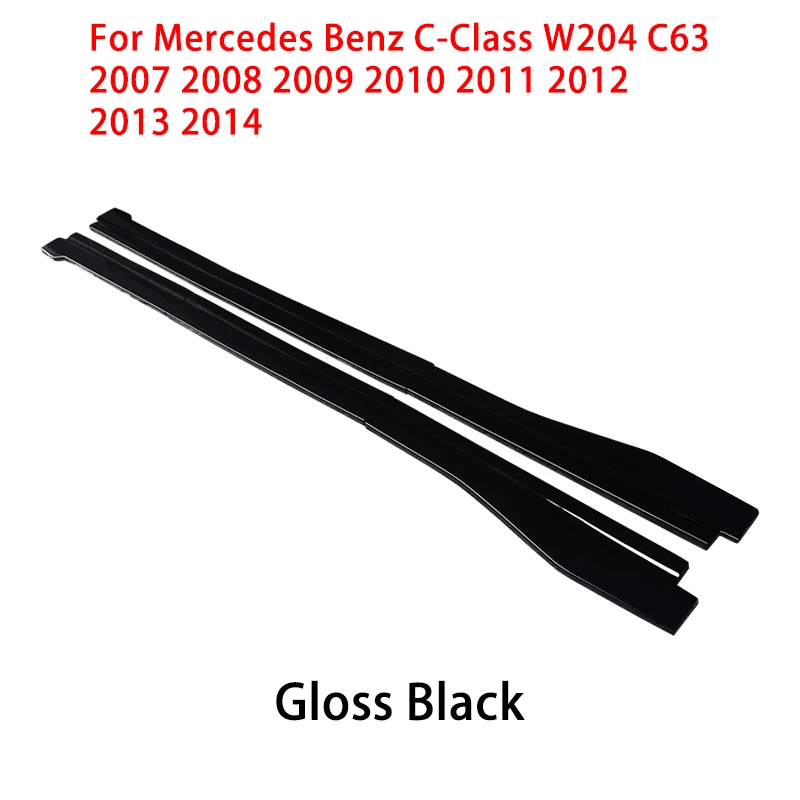 

Автомобильные аксессуары, внешний вид из углеродного волокна, боковые кузова, комплект юбки, обрезание губ, спойлер для Mercedes Benz C-Class W204 C63 2007-2014