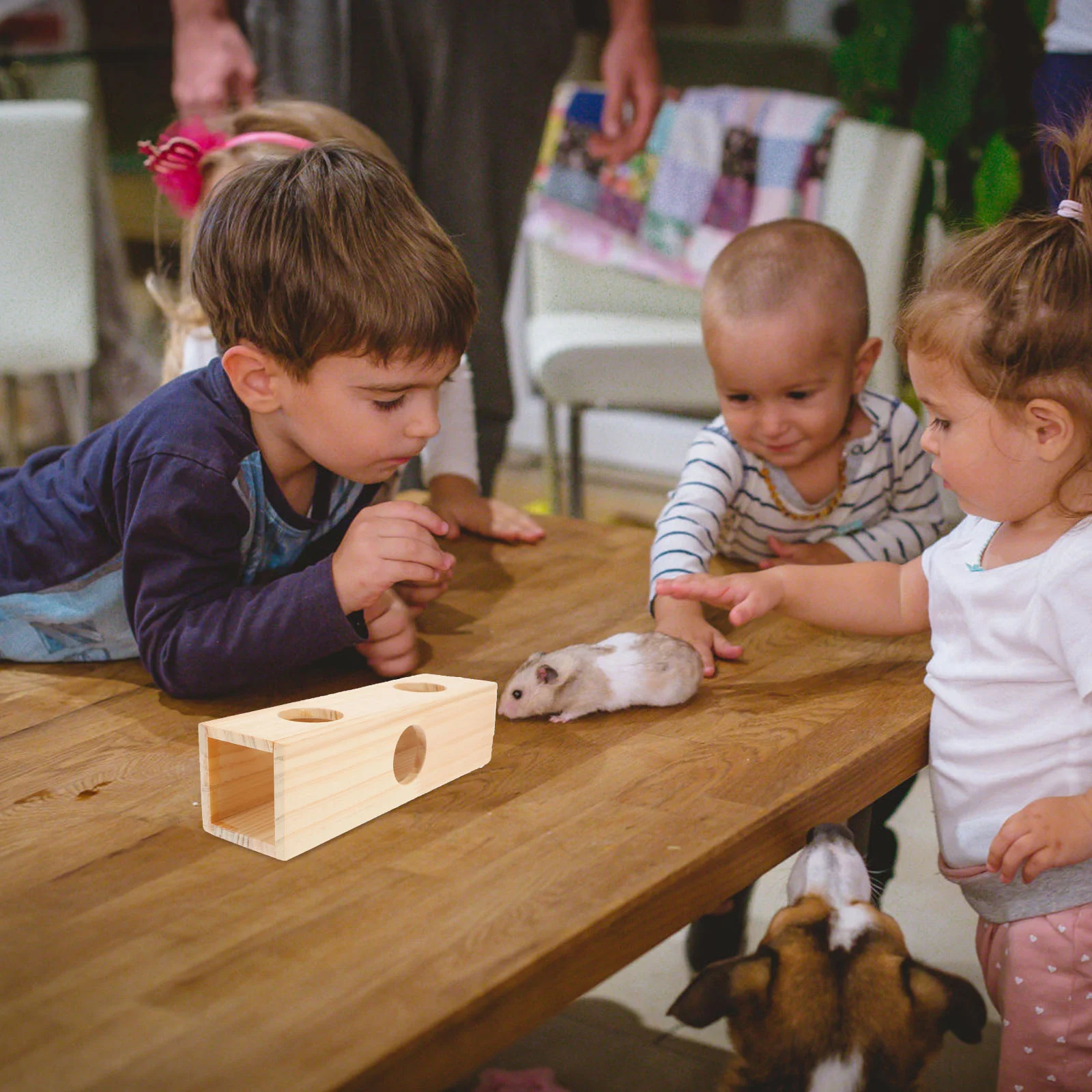 Туннель для хомяка натуральная игрушка игровой домик игрушки обитания домашних