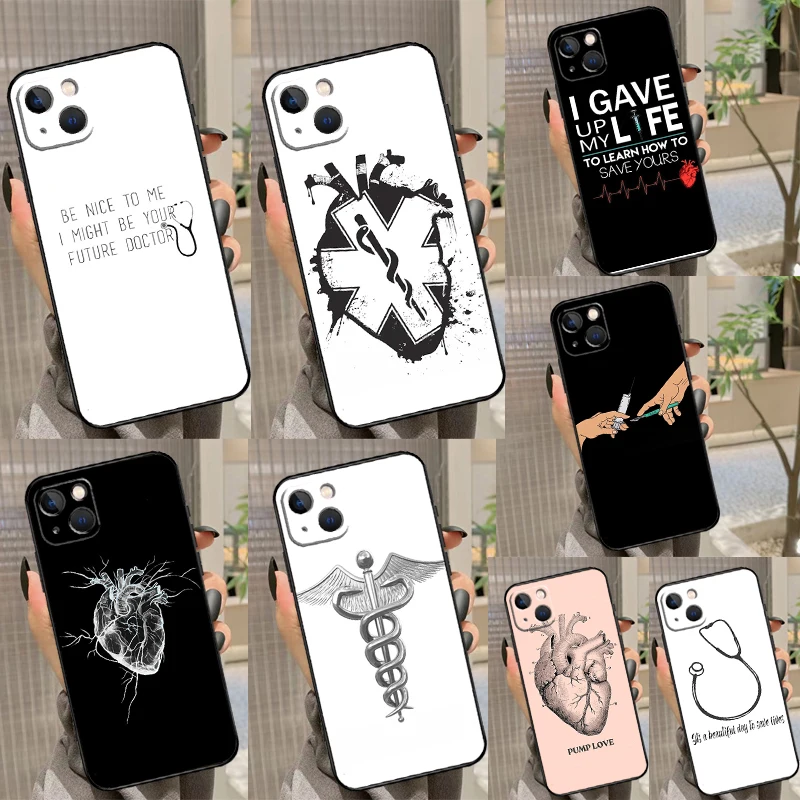 Фото Чехол для Huawei Nova 12S 9 10 SE 7i 8i 11i 12i Y60 Y61 Y70 Y72 Y73 Y90 Y91 P20 P30 P40 Lite с дизайном «Доктор, медсестра, медицина, здоровье» №1