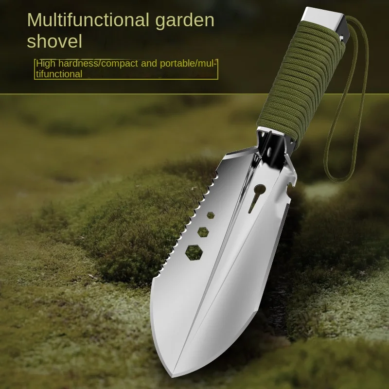 

Multifunctional Garden Engineer Shovel Mini Portable Small Hand Shovel Axe Portable Gardening Tool Saw Nail
