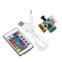 16 colors 1w 3d printer parts usb charging led moon lamp board touch sensor with battery circuit panel dimmable remote control