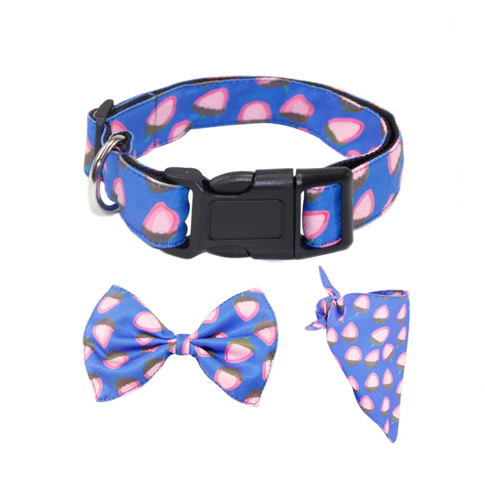 

Bowtie Collar Adjustable Durable Dog Collar Pet Supplies Dog Neck Collar Bow Tie Collar For Small Dog Cat GRSA889