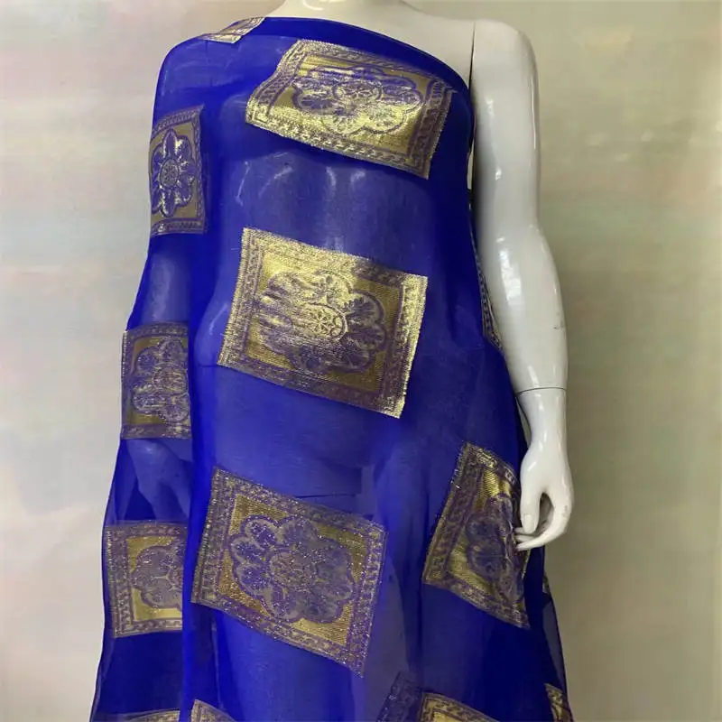 5 ярдов/партия шелковая ткань с рисунком LX4.11 |