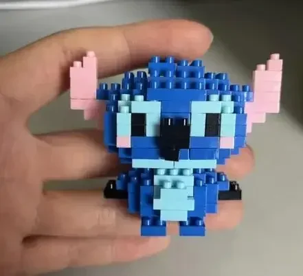 Disney Stitch Pet Кошки и Собаки Детская головоломка Сборка Строительные блоки Игрушки