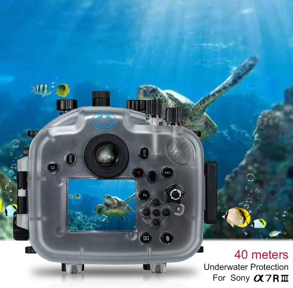 Фото Водонепроницаемый чехол Seafrogs WPC-A7RV/A7R5 для дайвинга 40 м/130 футов для Sony A7RV/A75 с объективом FE 24-70 f2.8 GM,FE 28-70 f3.5-5.6 №5