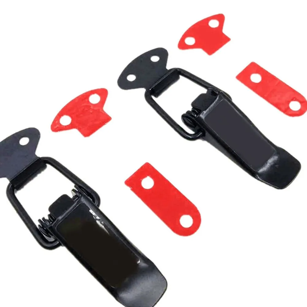 

1 Pair Bumper Release Accessories Black Car Fender Hatch Lids Trunk Durable
