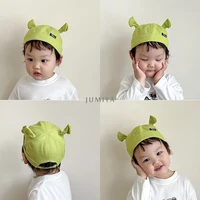 cartoon shrek summer bucket hats baby infant cap novelty toy anime costumes prop model toy accessory party