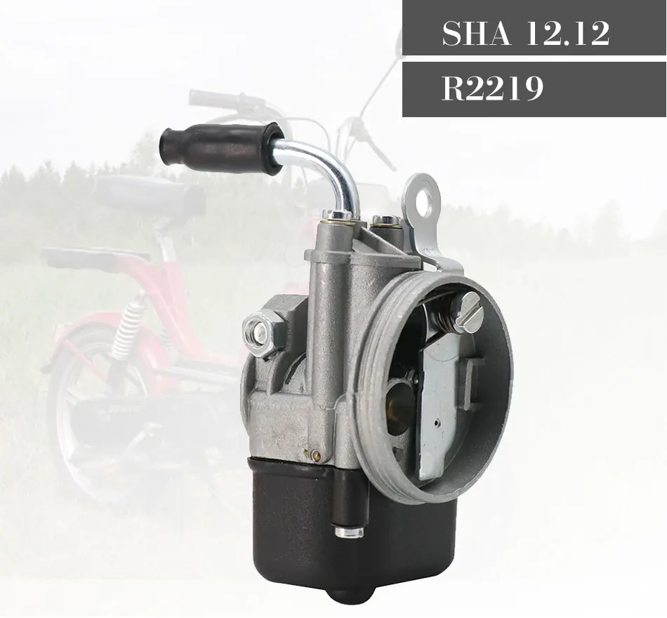 

Карбюратор мотоциклетный 2-тактный Dellorto R2219 SHA 12,12 для Piaggio Bravo 50CC Si Non-English Word, карбюратор для мопеда, скутера
