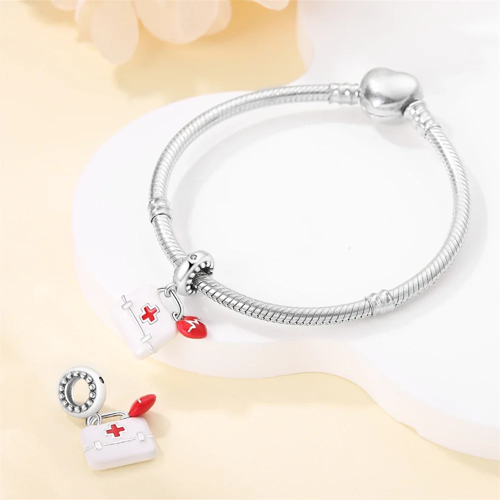 Оригинальная шляпа медсестры из стерлингового серебра 925 пробы