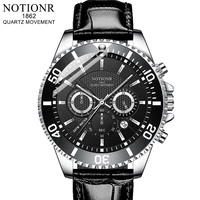 luxury fashion mens watches for men sports waterproof quartz wrist watch luminous clock man business leather watch montre homme