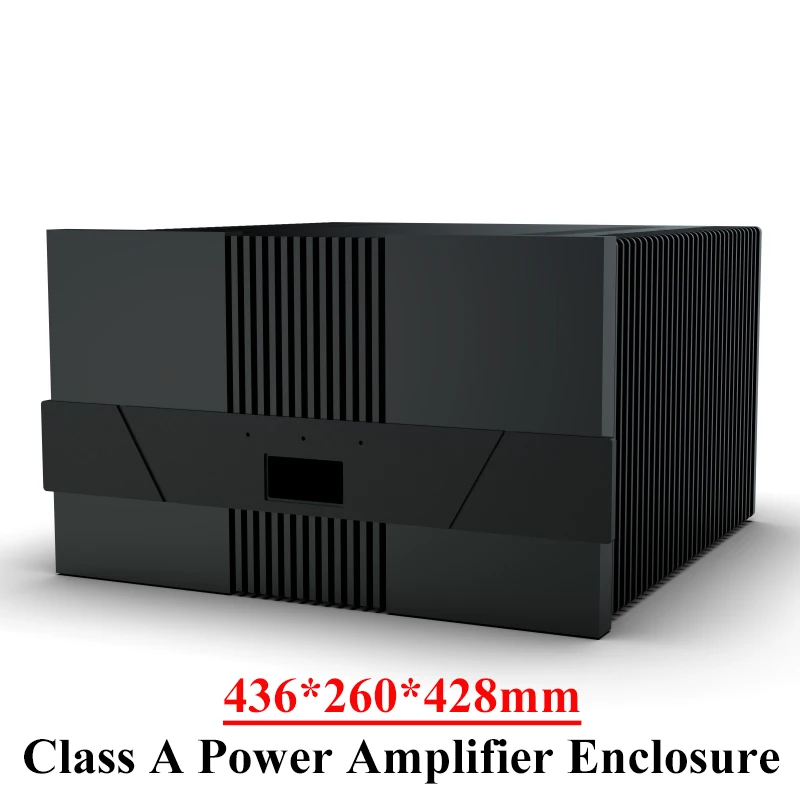 

436*260*428mm All Aluminum Power Amplifier Enclosure Case Class A Amplifier Chassis Diy Amp Audio Accessories