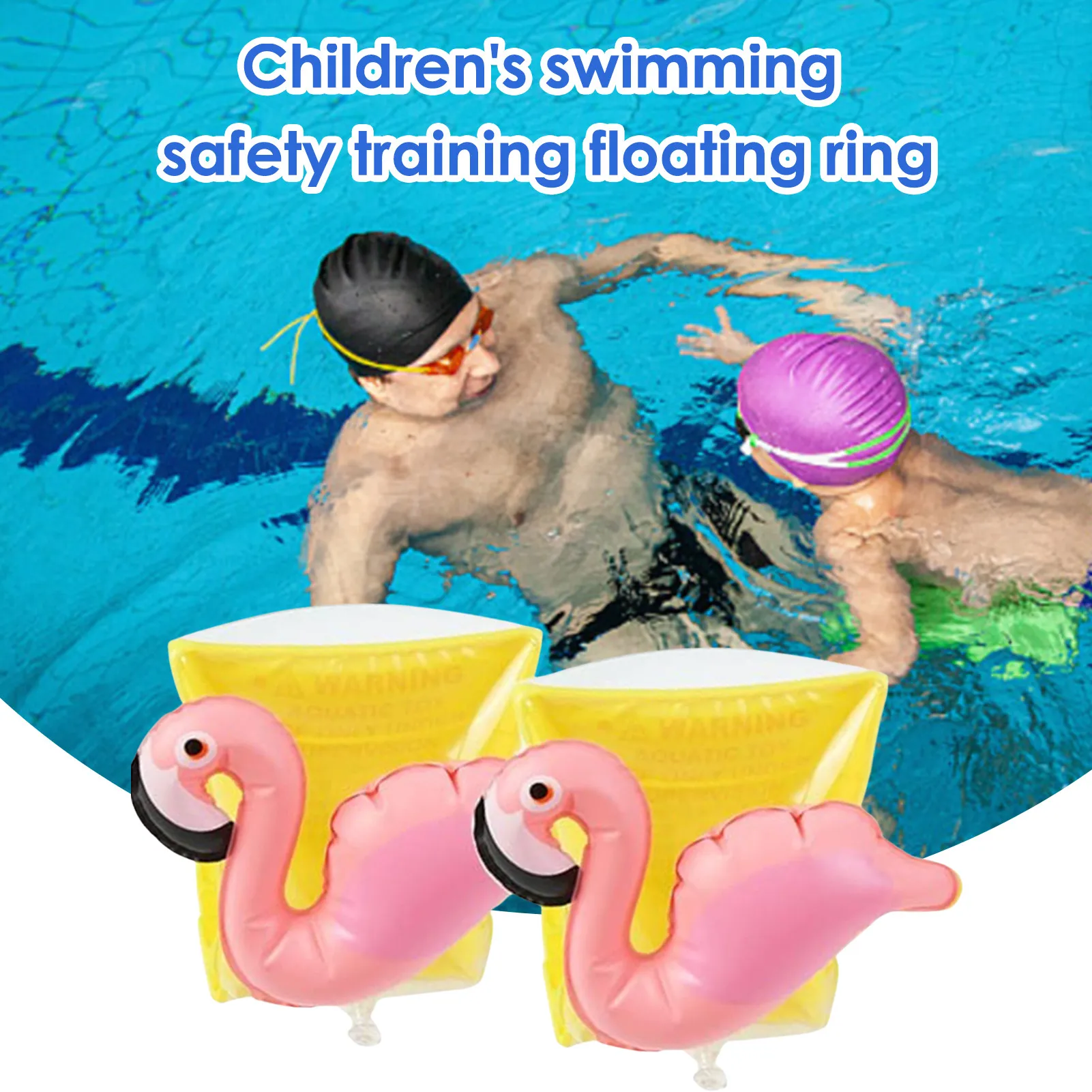 Arm Float Rings Flamingo Iatable Baby Swimming Ring Infant Pool Float Armbands Lifes Jacket For 2-6 Year Kids Beach Party Toy