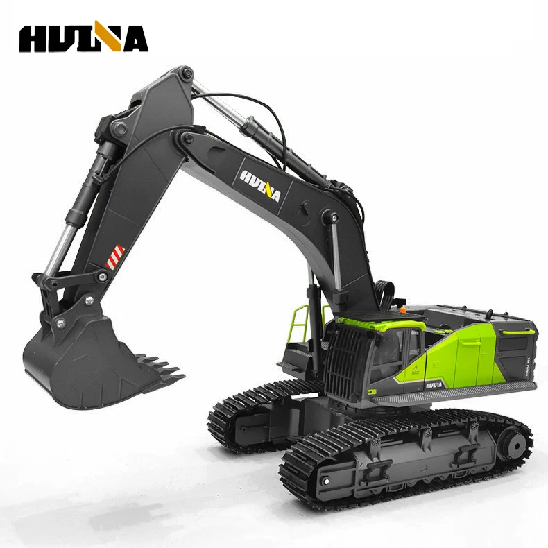 

1/14 HUINA 1593 582 RC Excavator Dumper Truck Caterpillar Alloy Tractor Loader 2.4G Radio Controlled Car Engineering toy for boy